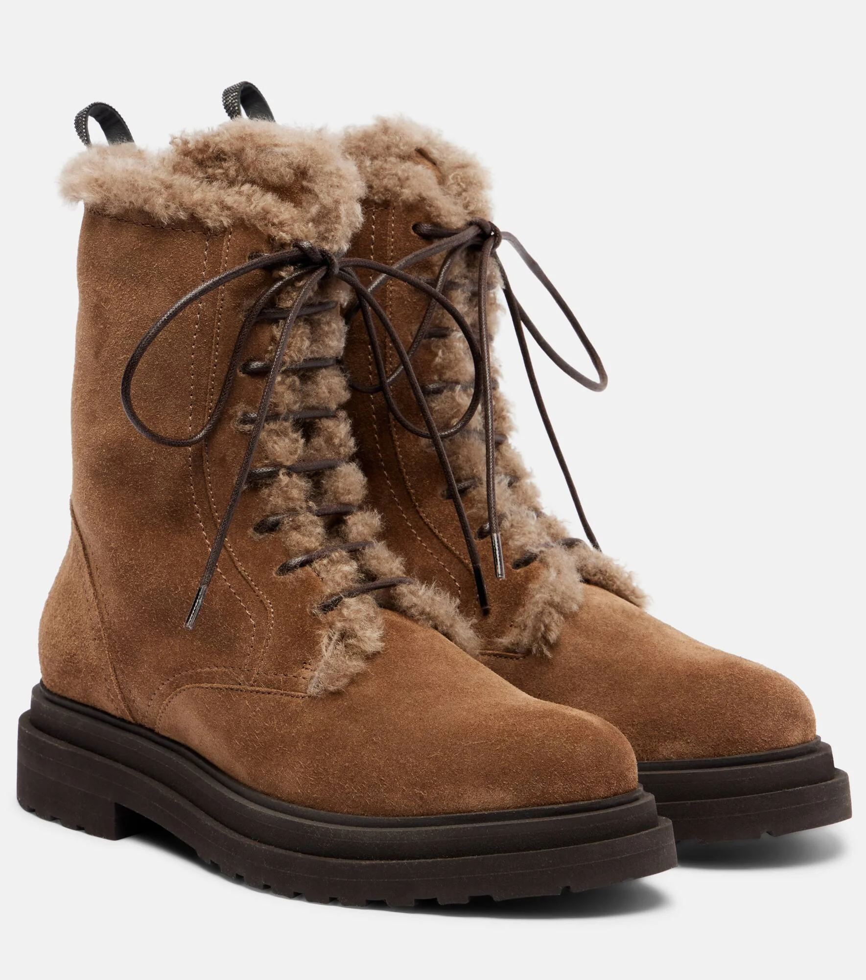 shearling boots - 1