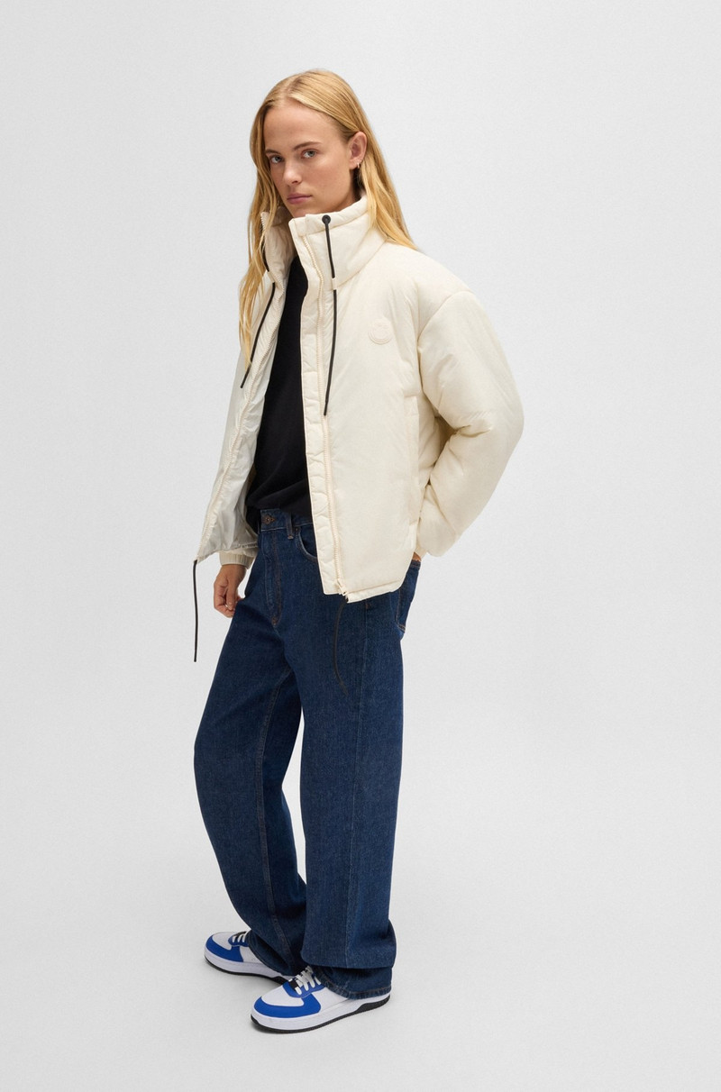 HUGO WATER-REPELLENT JACKET WITH HAPPY HUGO LOGO outlook