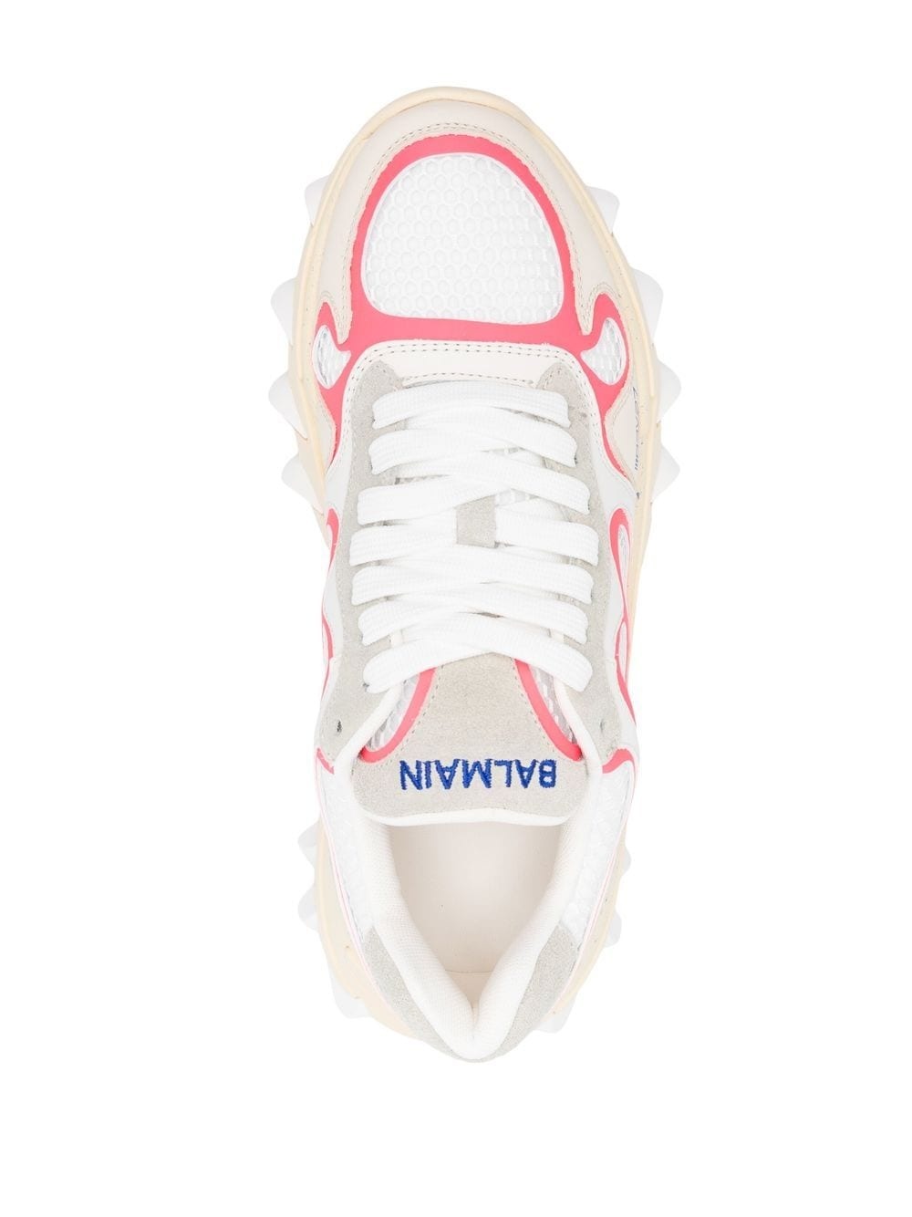 B-East panelled lace-up sneakers - 4