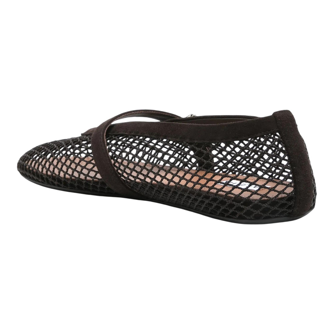 Ballet Flats Mesh Suede - 3