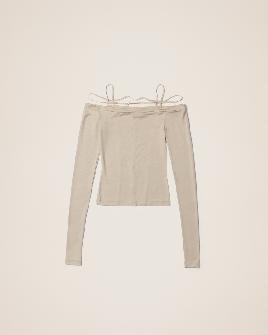 Shop Jacquemus - Cotton-Blend Le T-Shirt Sierra | Saks Fifth