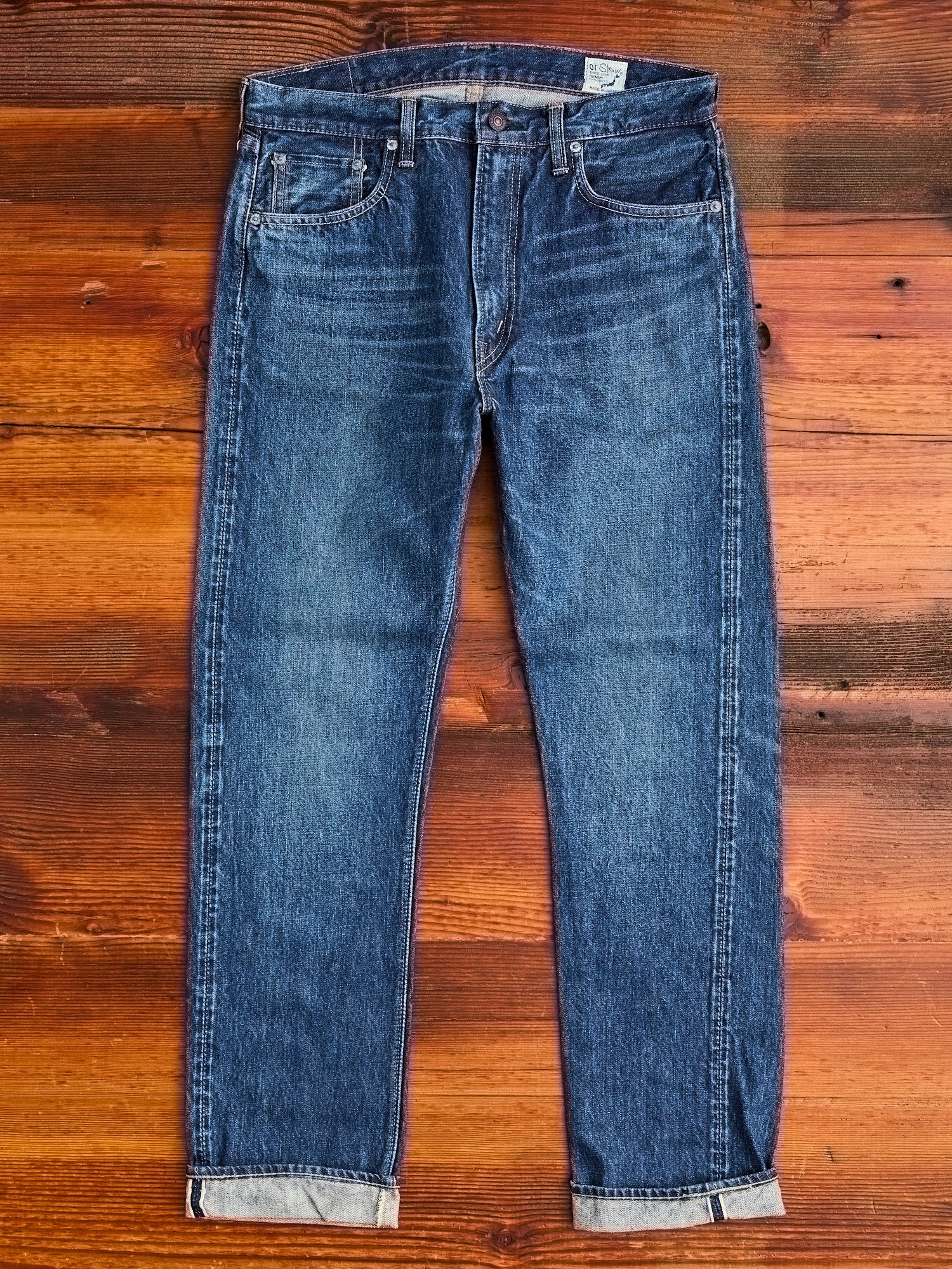 107 "2 Year Wash" 13.5oz Selvedge Denim - Ivy Fit - 1