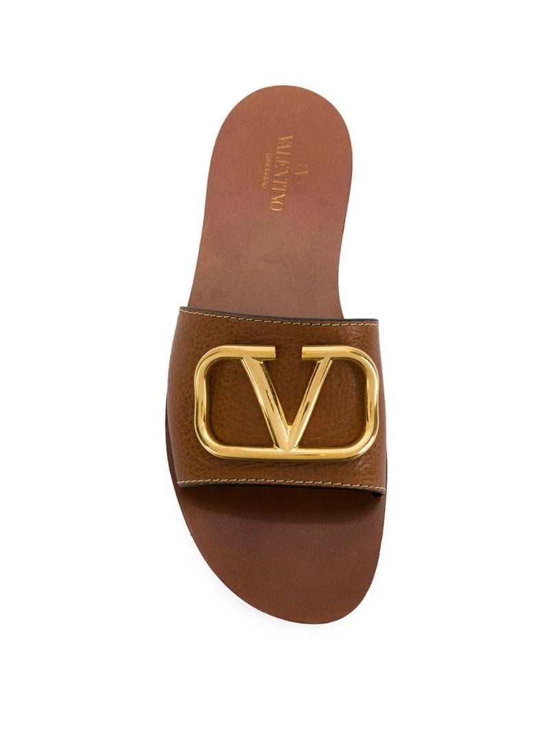 VLogo slide sandals - 4