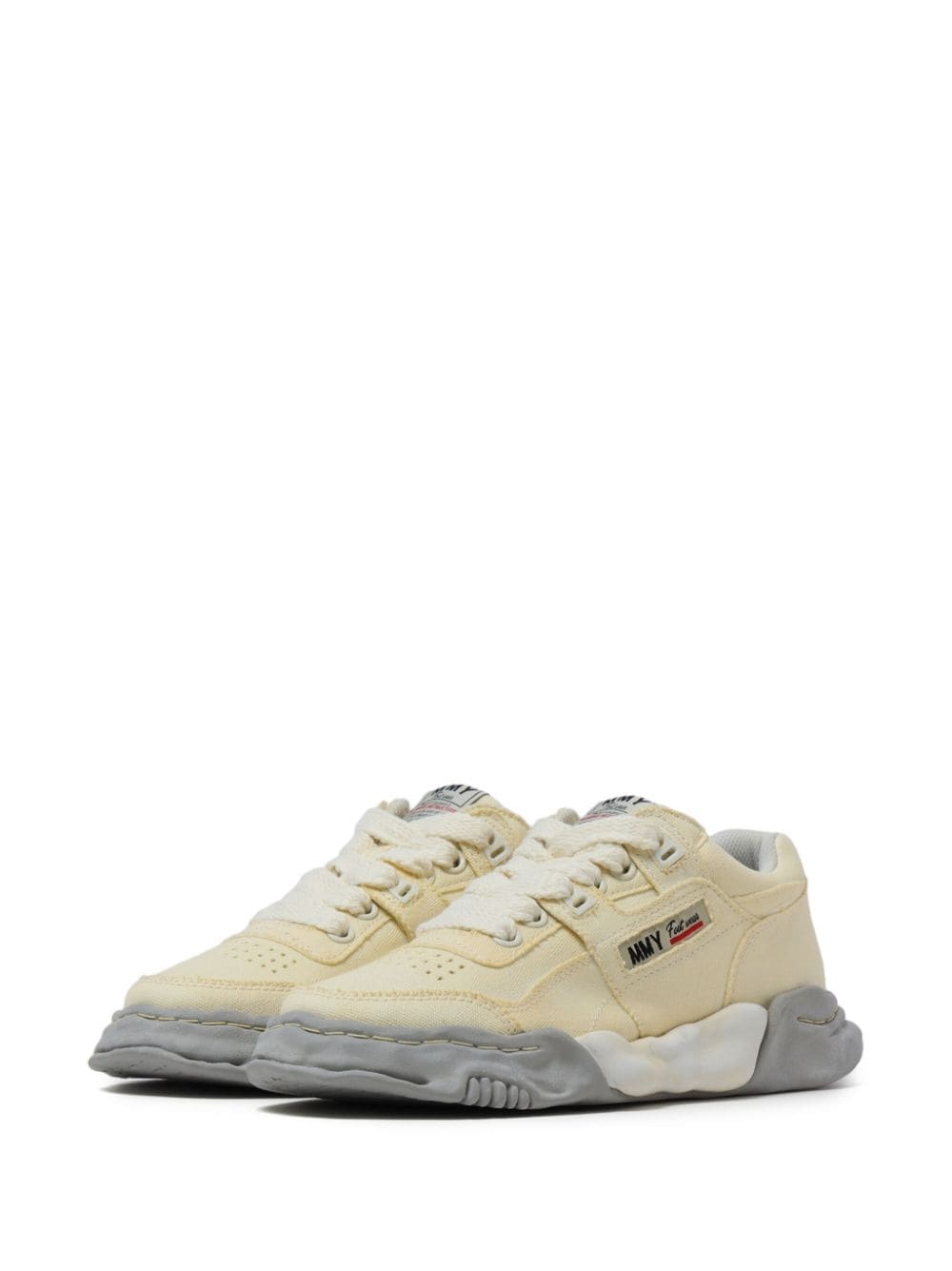 Parker panelled canvas sneakers - 2