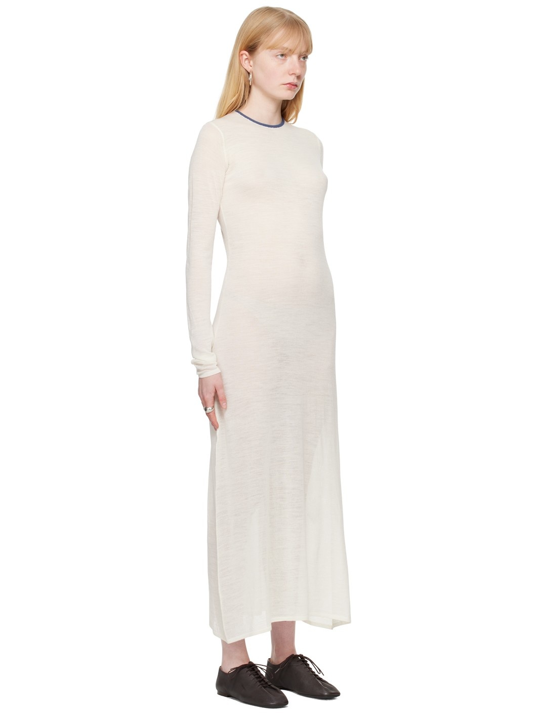 Off-White Crewneck Midi Dress - 2