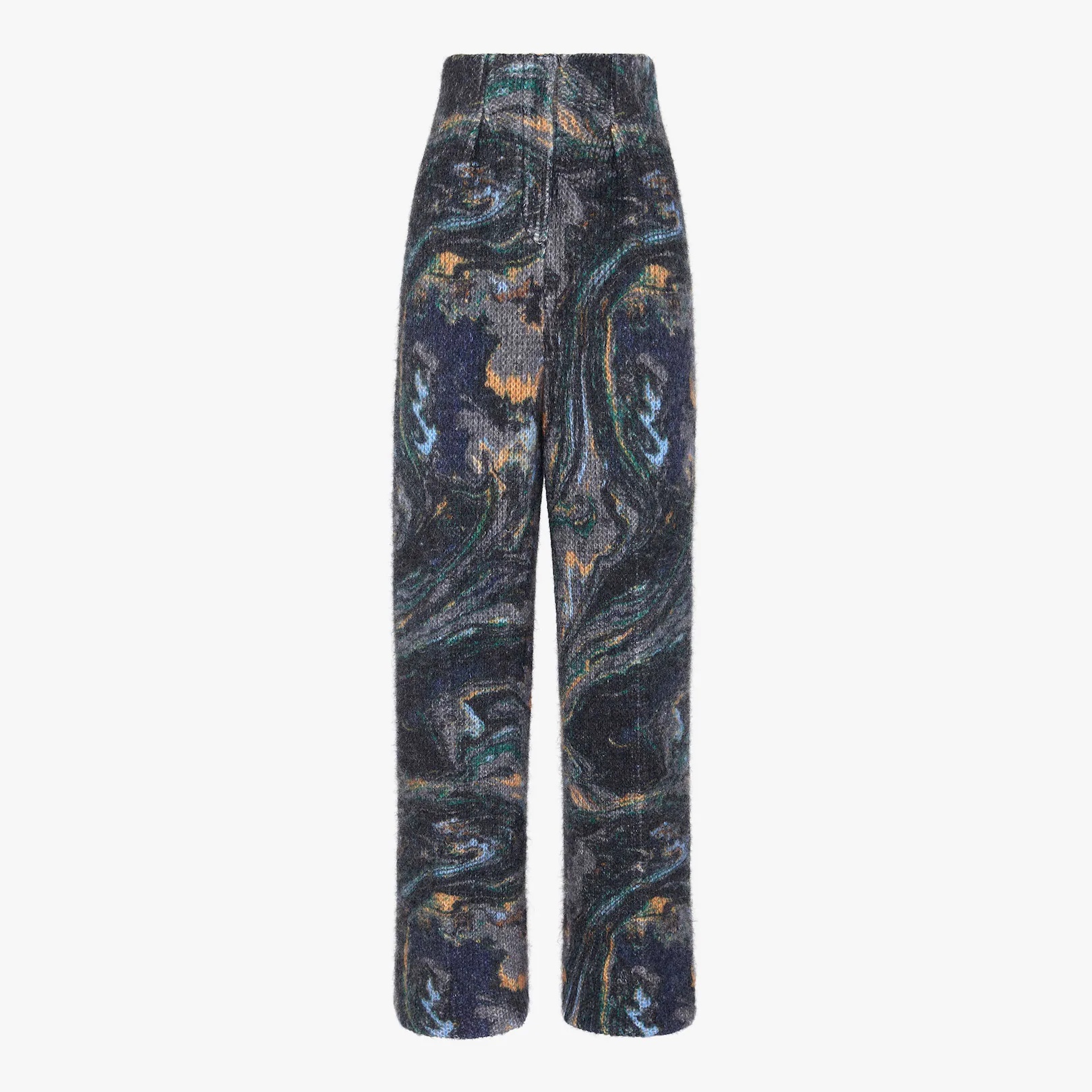 Blue mohair pants - 1