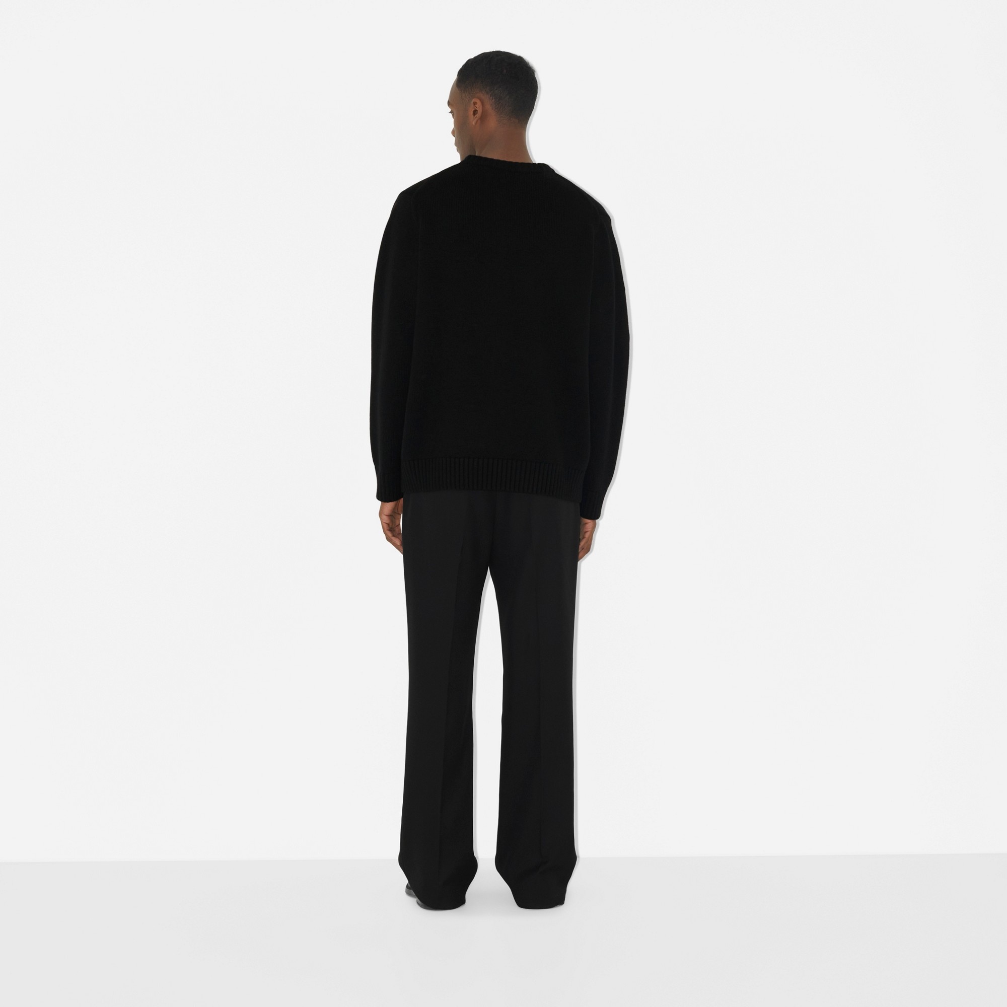 EKD Intarsia Wool Cashmere Cardigan - 4