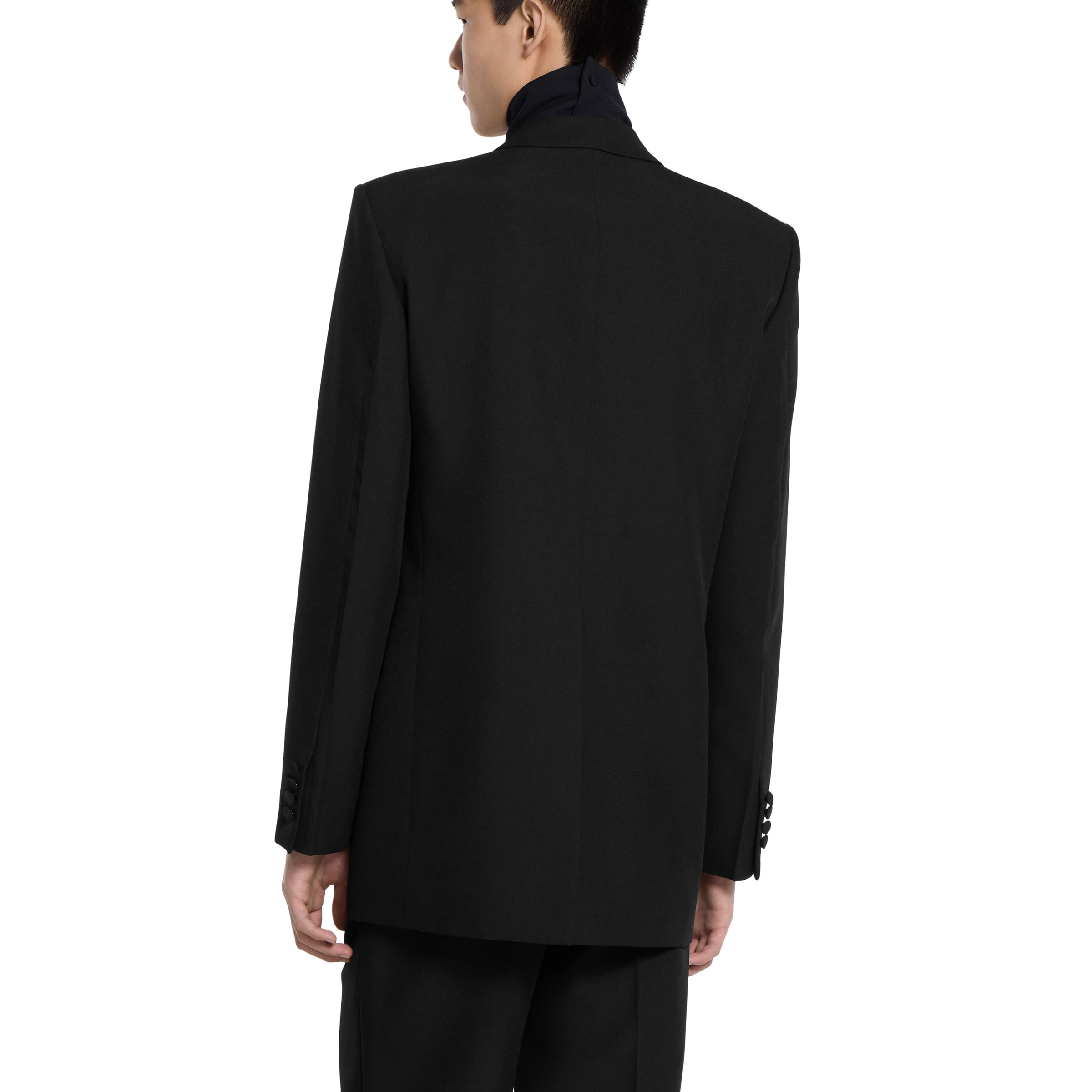 Double-breast technical panama jacket - 4
