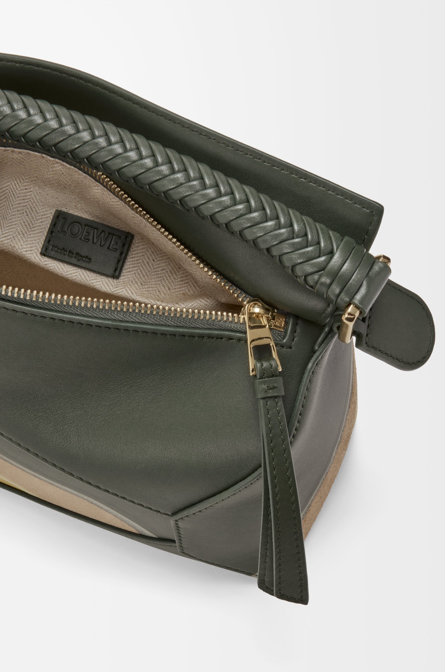 Small Puzzle Edge bag in nappa calfskin - 9