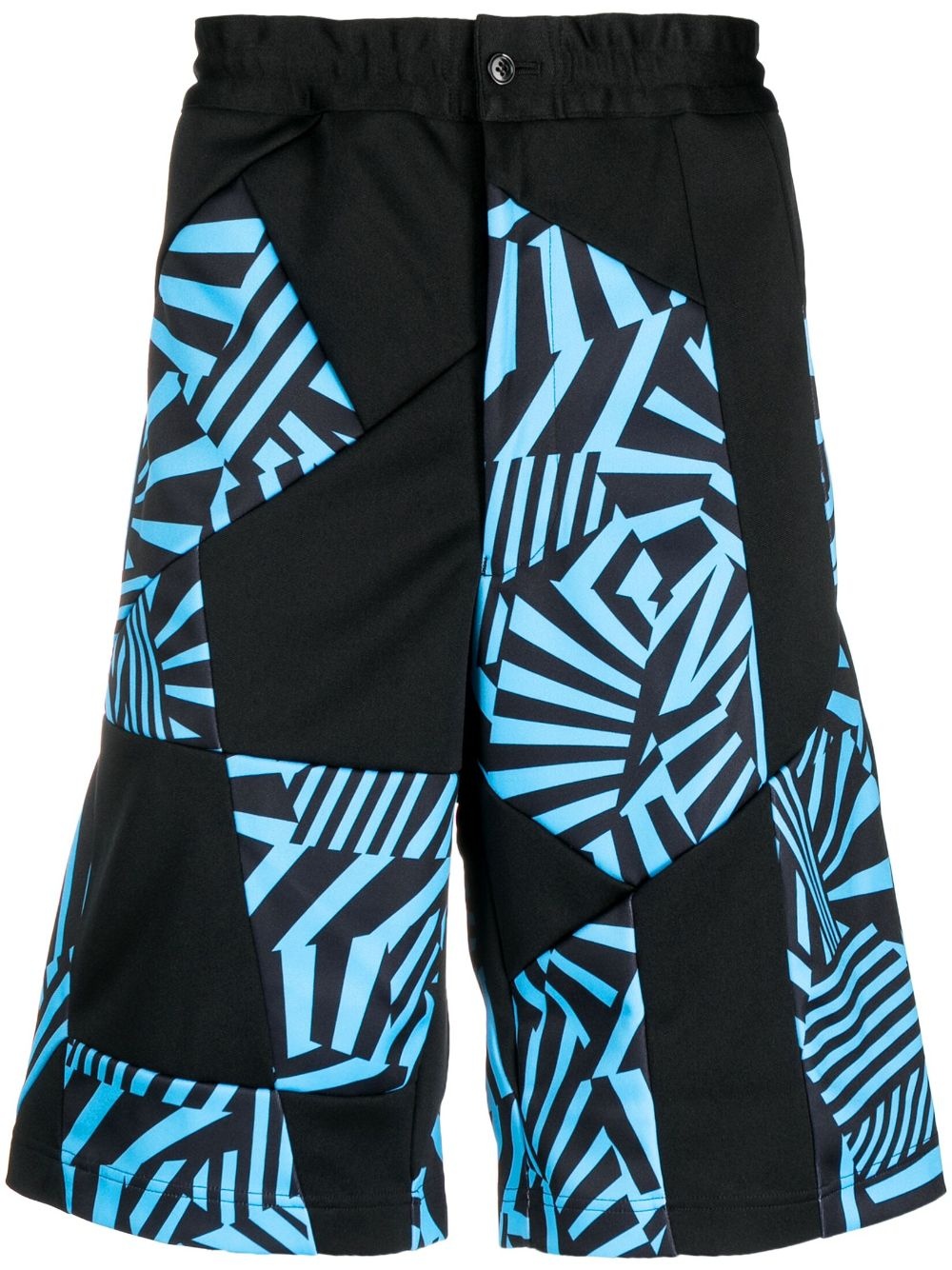 panelled-design bermuda shorts - 1