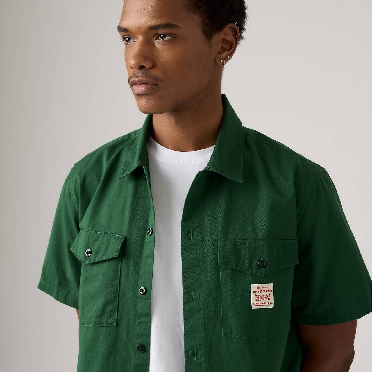 SHORT-SLEEVE WORKER SHIRT - 5