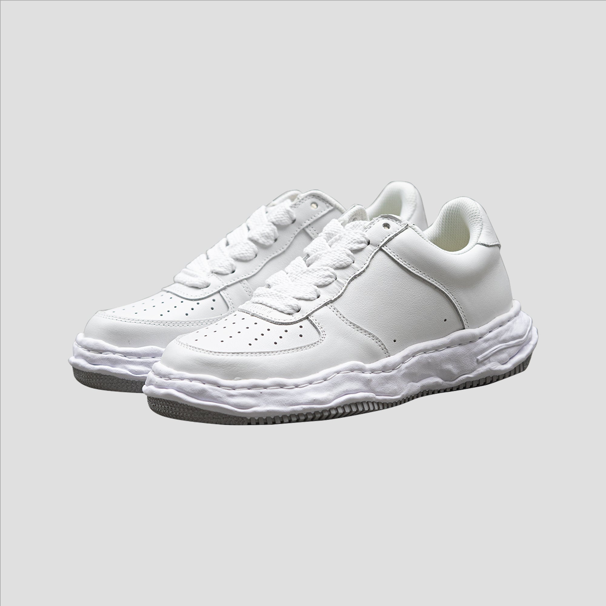 WAYNE LOW TOP LEATHER SNEAKER - 2