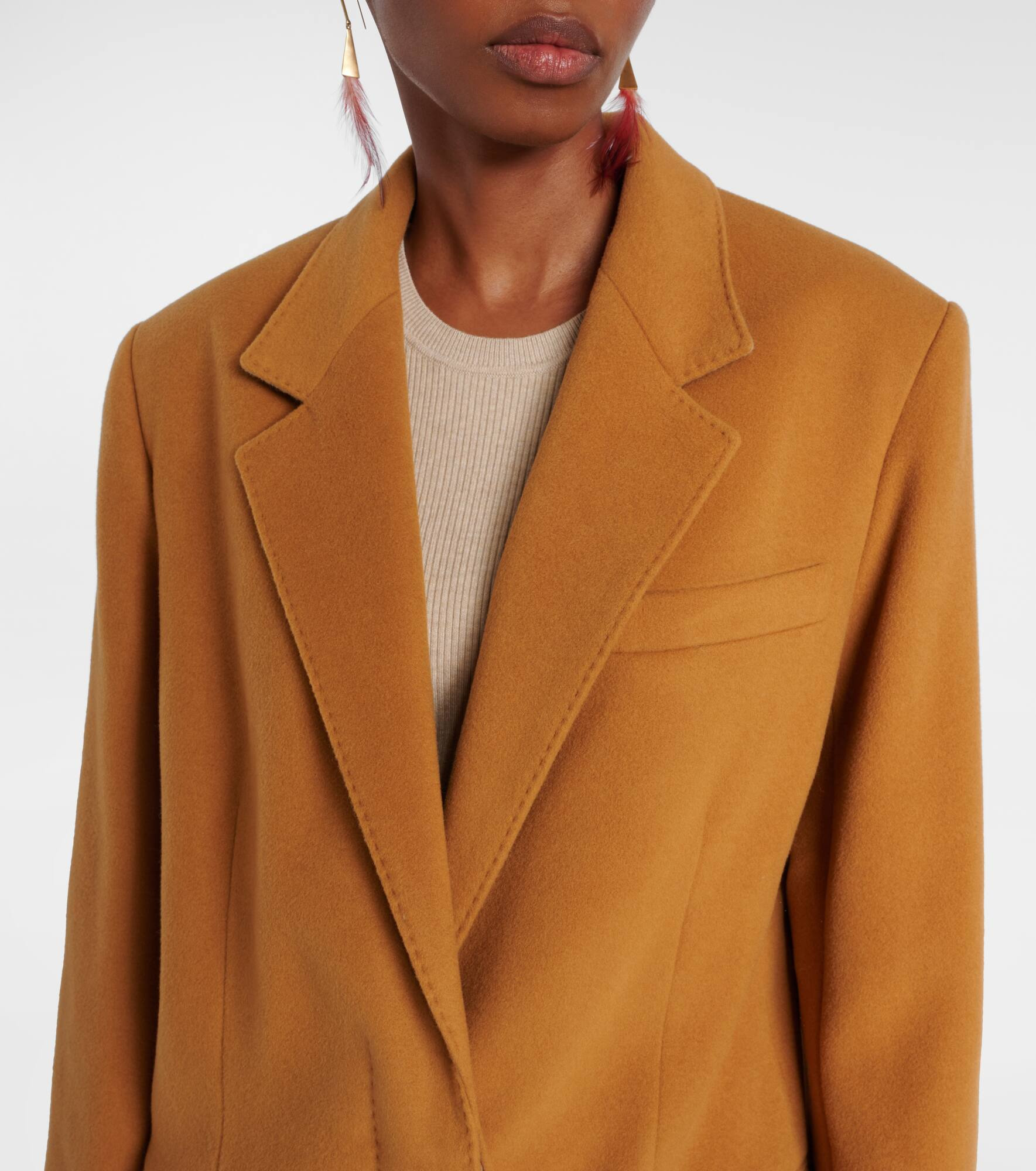 Ellenita wool-blend coat - 4