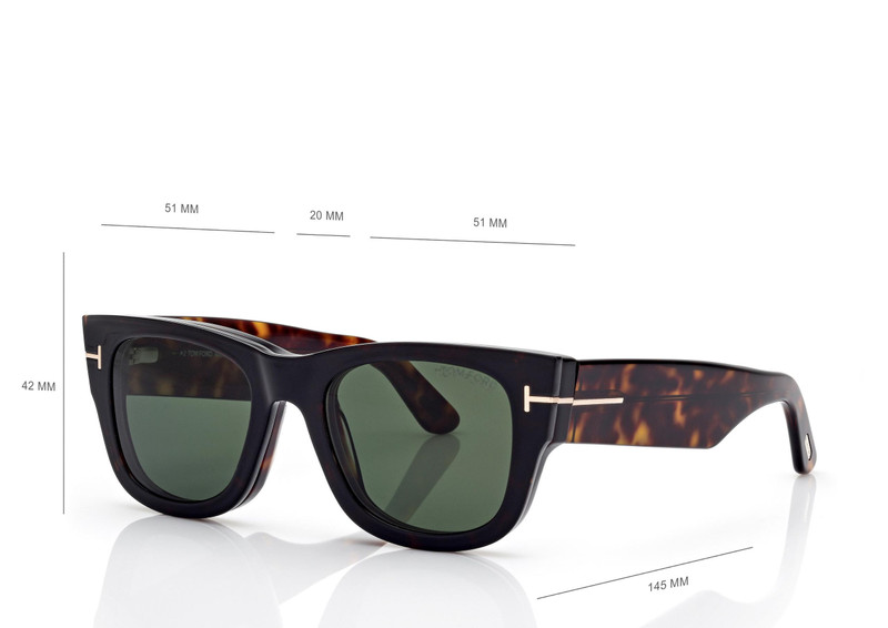 BLUE BLOCK SQUARE OPTICALS WITH CLIP ON SUNGLASSES 4