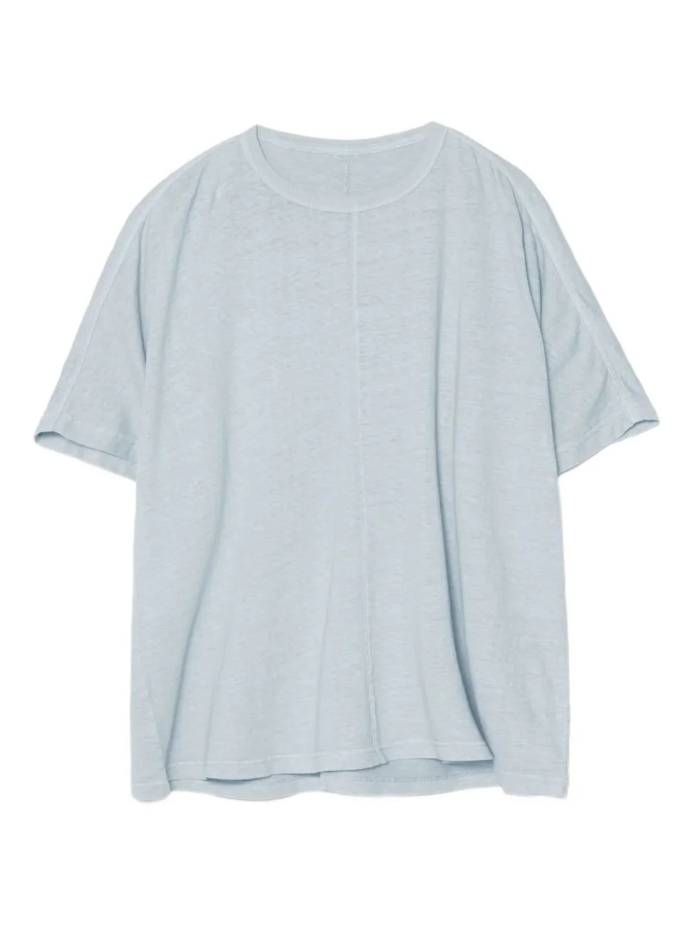 central-seam short-sleeve T-shirt - 1