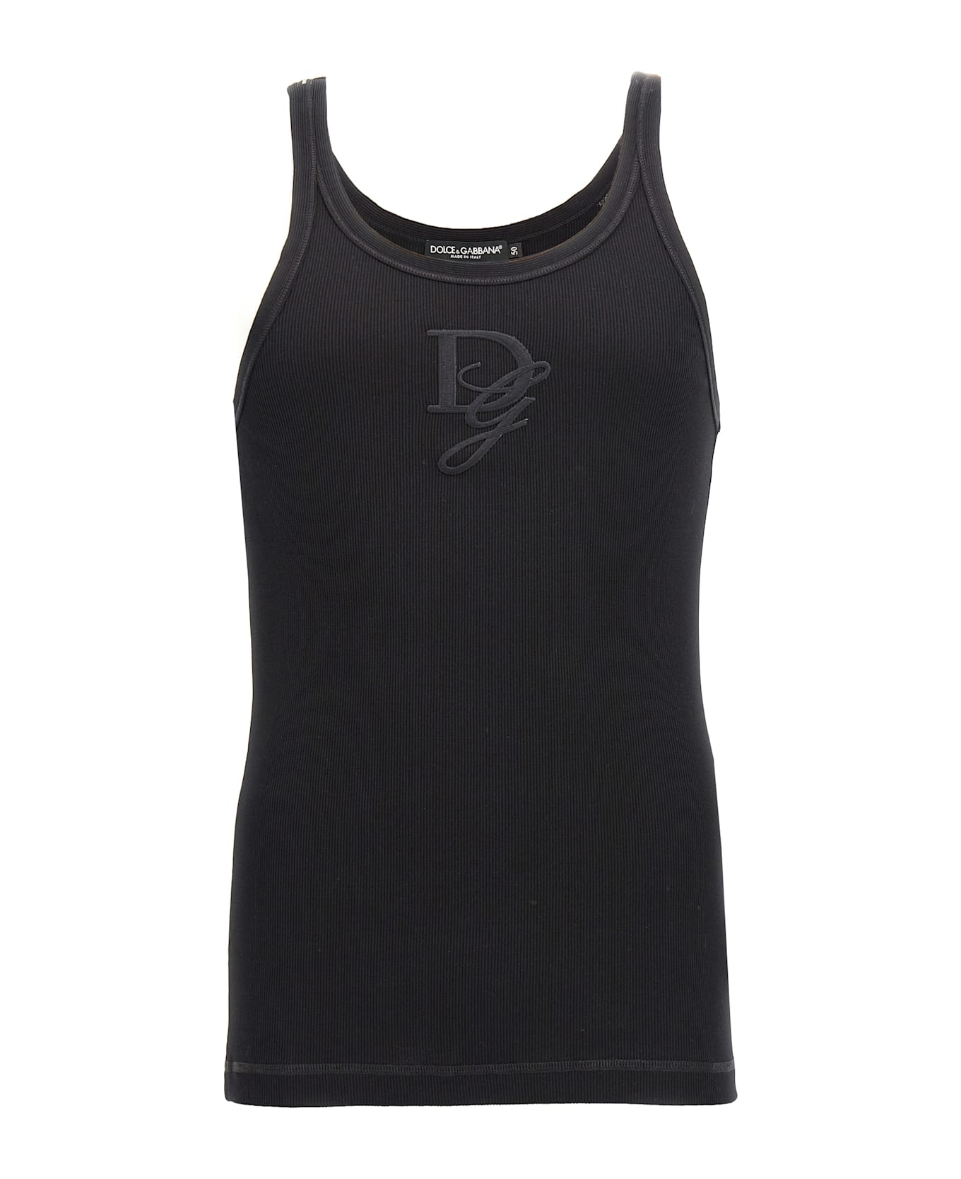 Logo Embroidery Tank Top - 1
