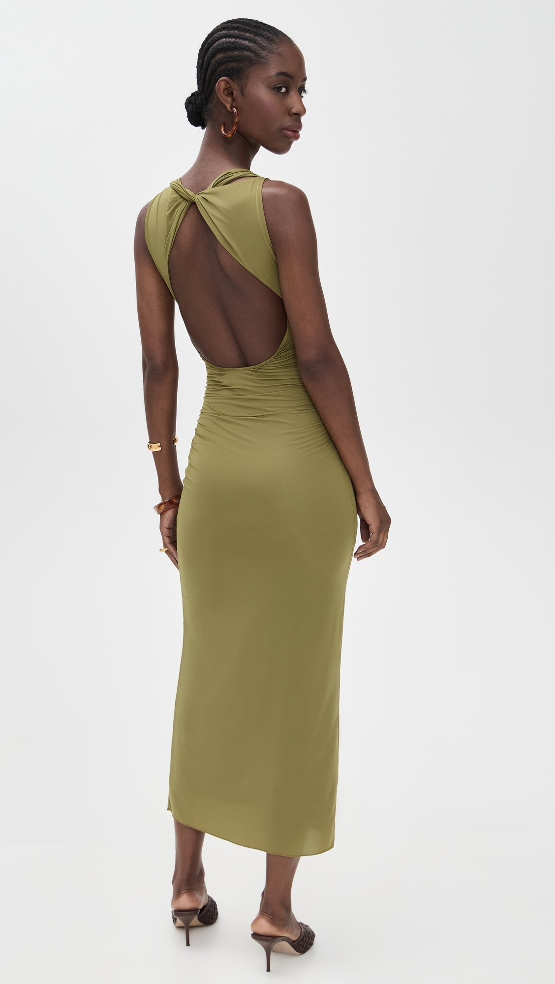 Cascina Twist Midi Dress - 2