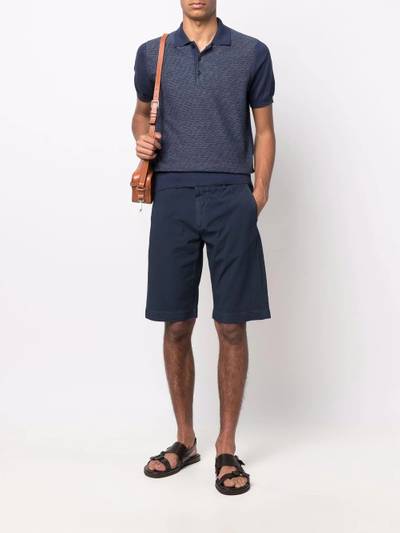 Canali straight-leg chino shorts outlook