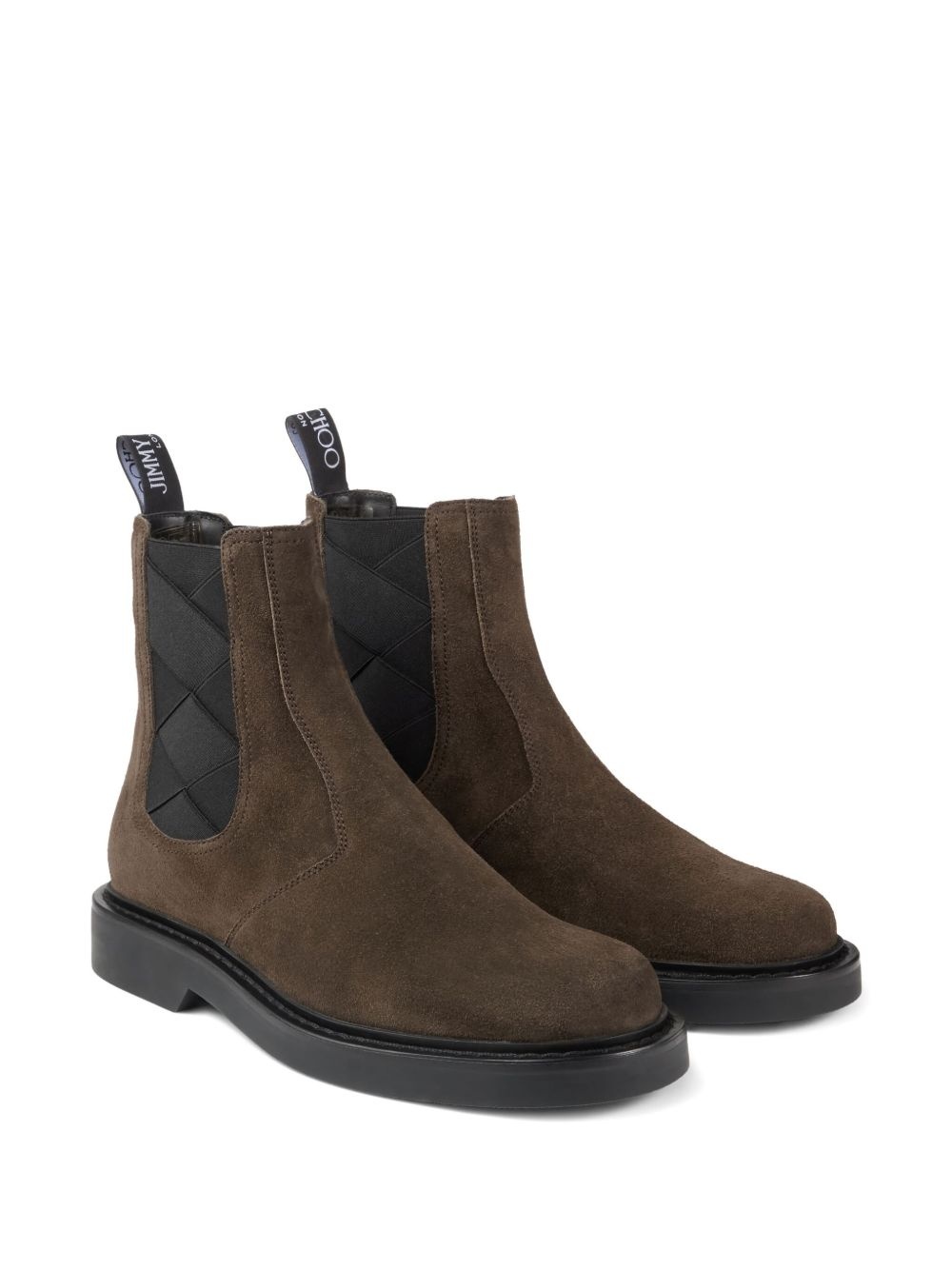 Reggie woven-panel chelsea boots - 2