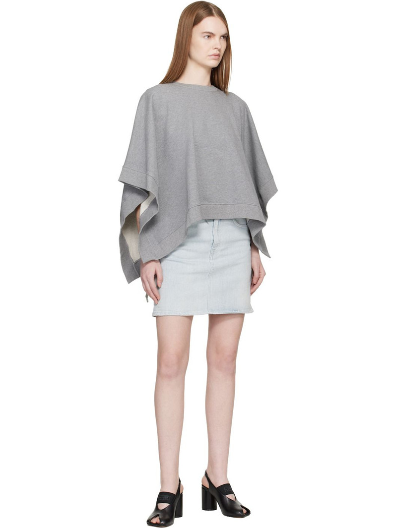 MM6 Maison Margiela Blue Denim Miniskirt outlook