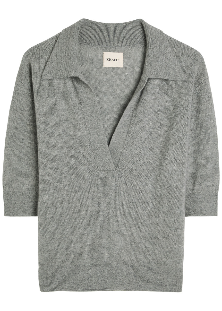 Khaite Shrunken Jo Stretch-cashmere Jumper - 1