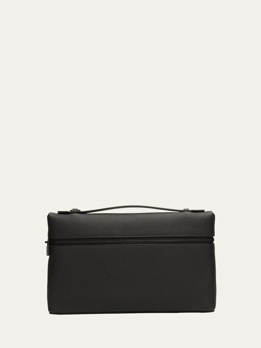 Men's Leather Pouch Bag - 1