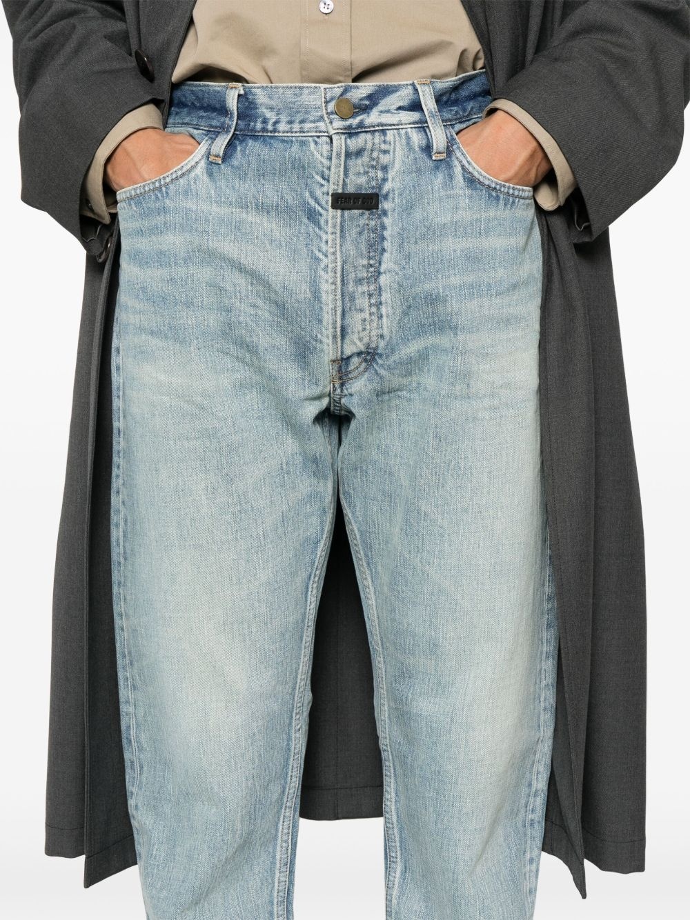 classic five-pockets jeans - 5