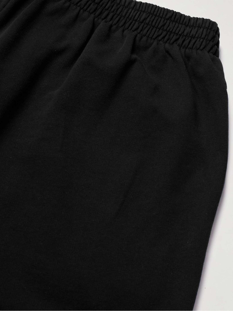 Straight-Leg Logo-Print Cotton-Jersey Shorts 5