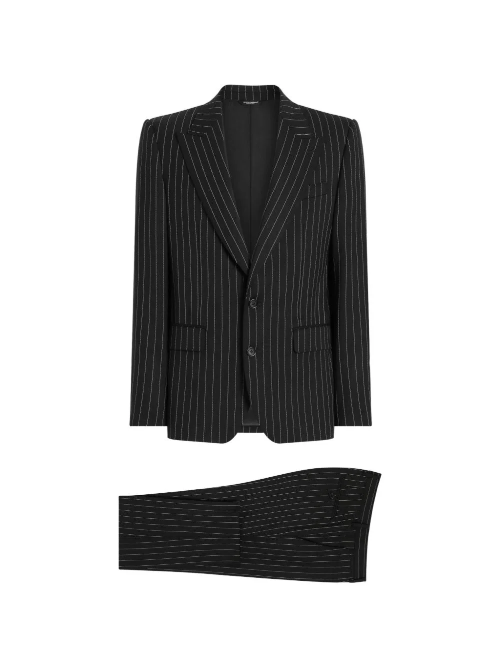 pinstripe single-breasted suit - 1