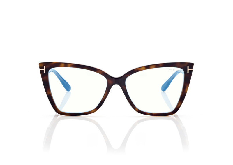 BLUE BLOCK SQUARE CAT EYE OPTICALS 1
