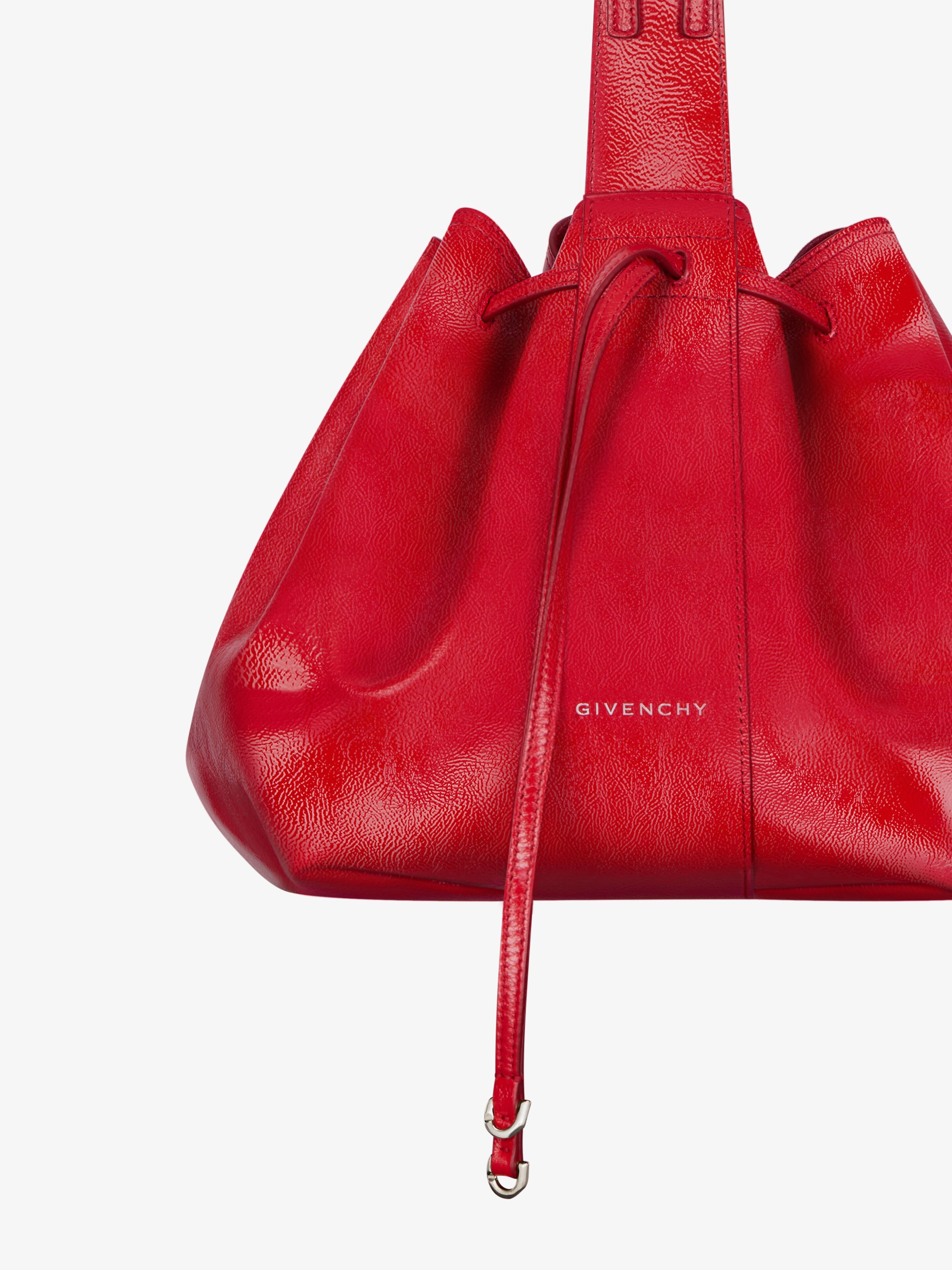 MEDIUM PUMPKIN BAG IN PATENT LEATHER - 6