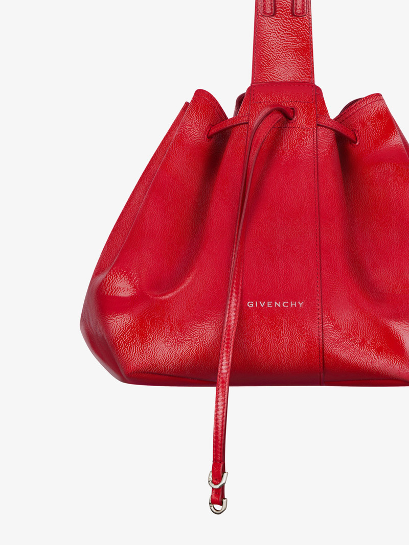 MEDIUM PUMPKIN BAG IN PATENT LEATHER 6
