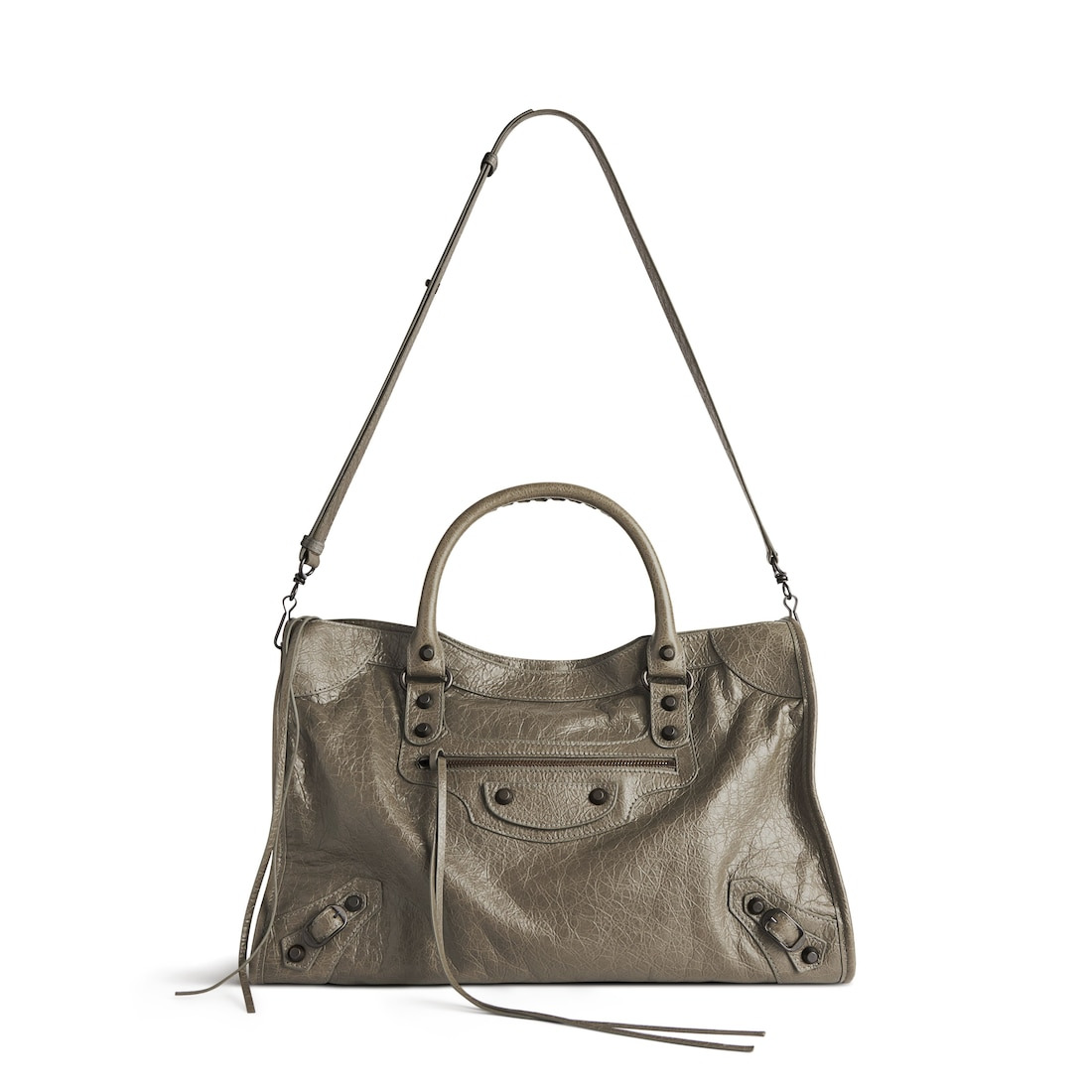 Women's Le City Medium Bag in Army Green - 4
