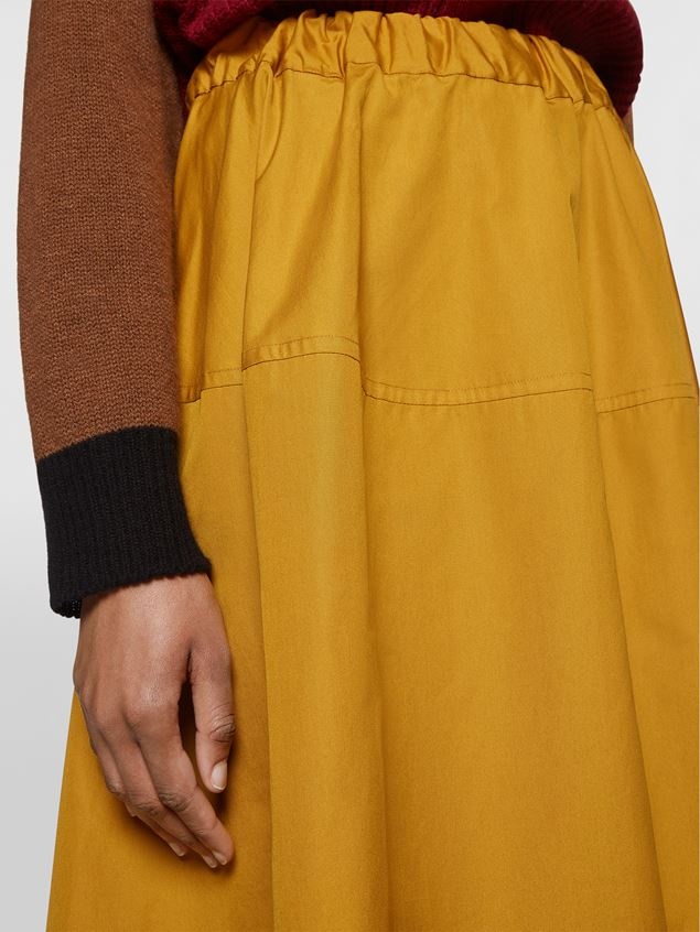 COTTON POPLIN BALLOON SKIRT - 4