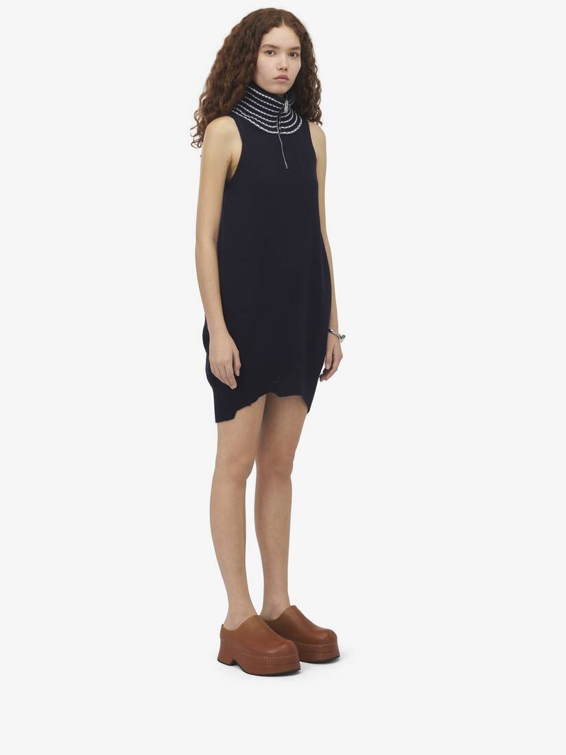 Knitted Mini Dress - 3