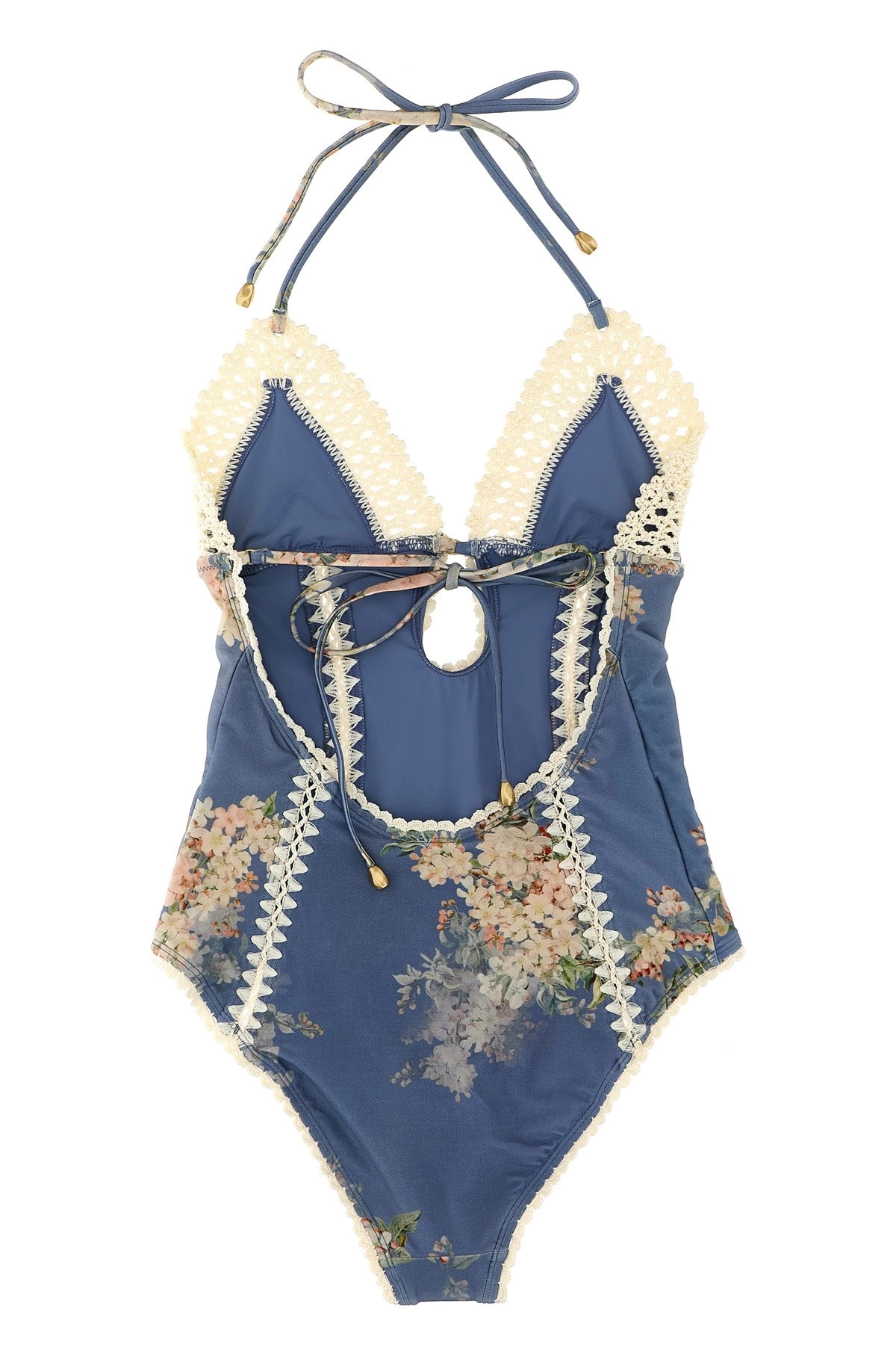 'Cascadian Keyhole Crochet' one-piece swimsuit - 2