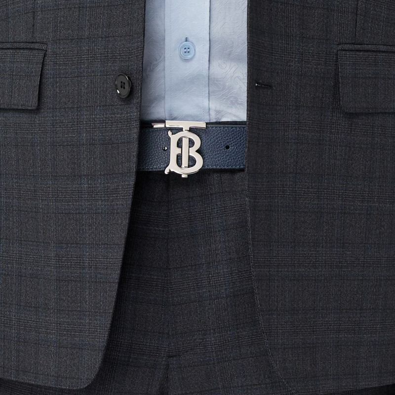 Reversible Monogram Motif Leather Belt 9