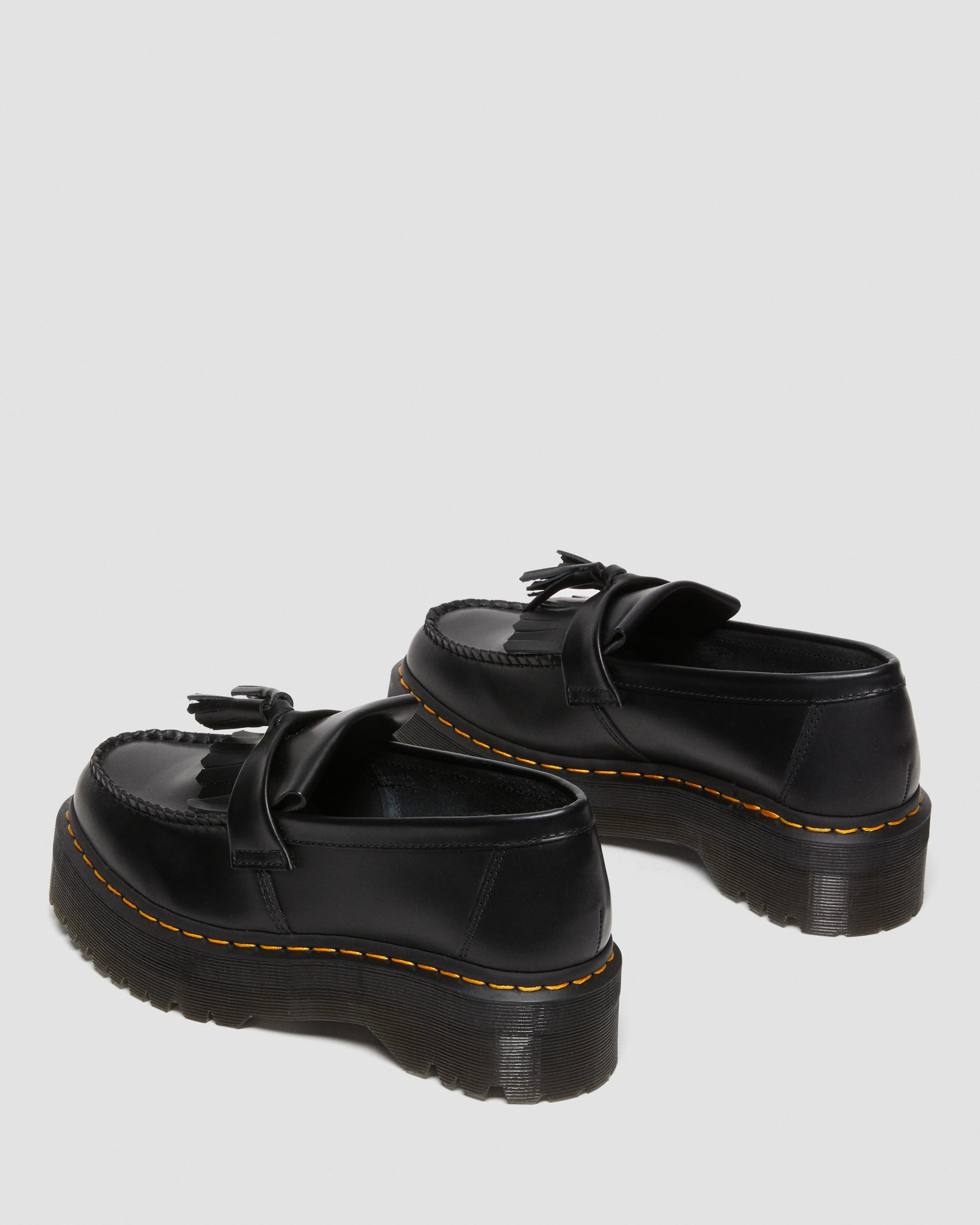Adrian Leather Platform Tassel Loafers - 11