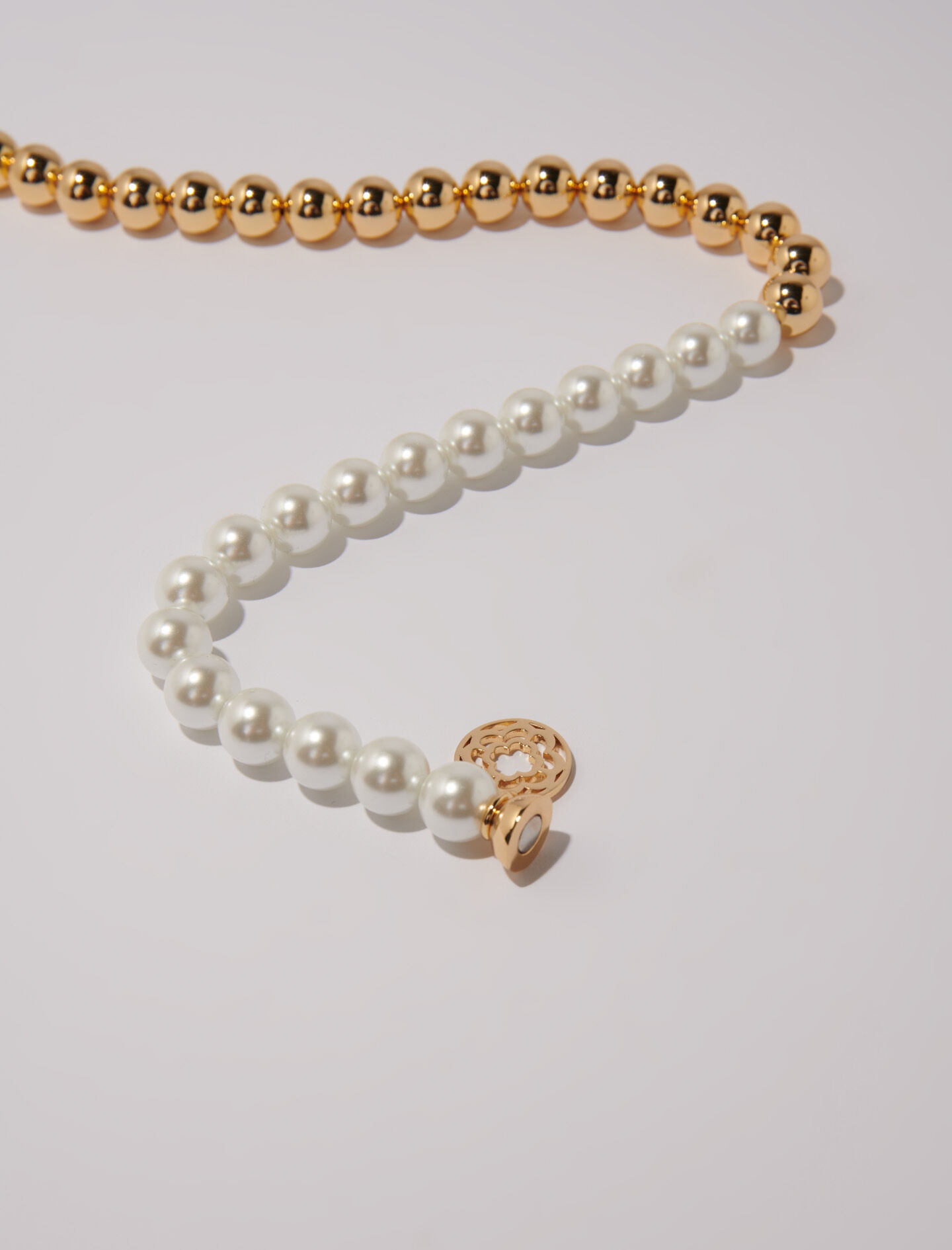 Mixed pearl choker necklace - 2