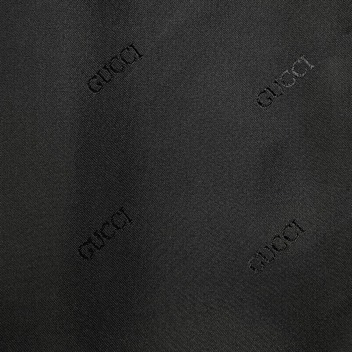 Single breasted wool grisaille jacket - 9