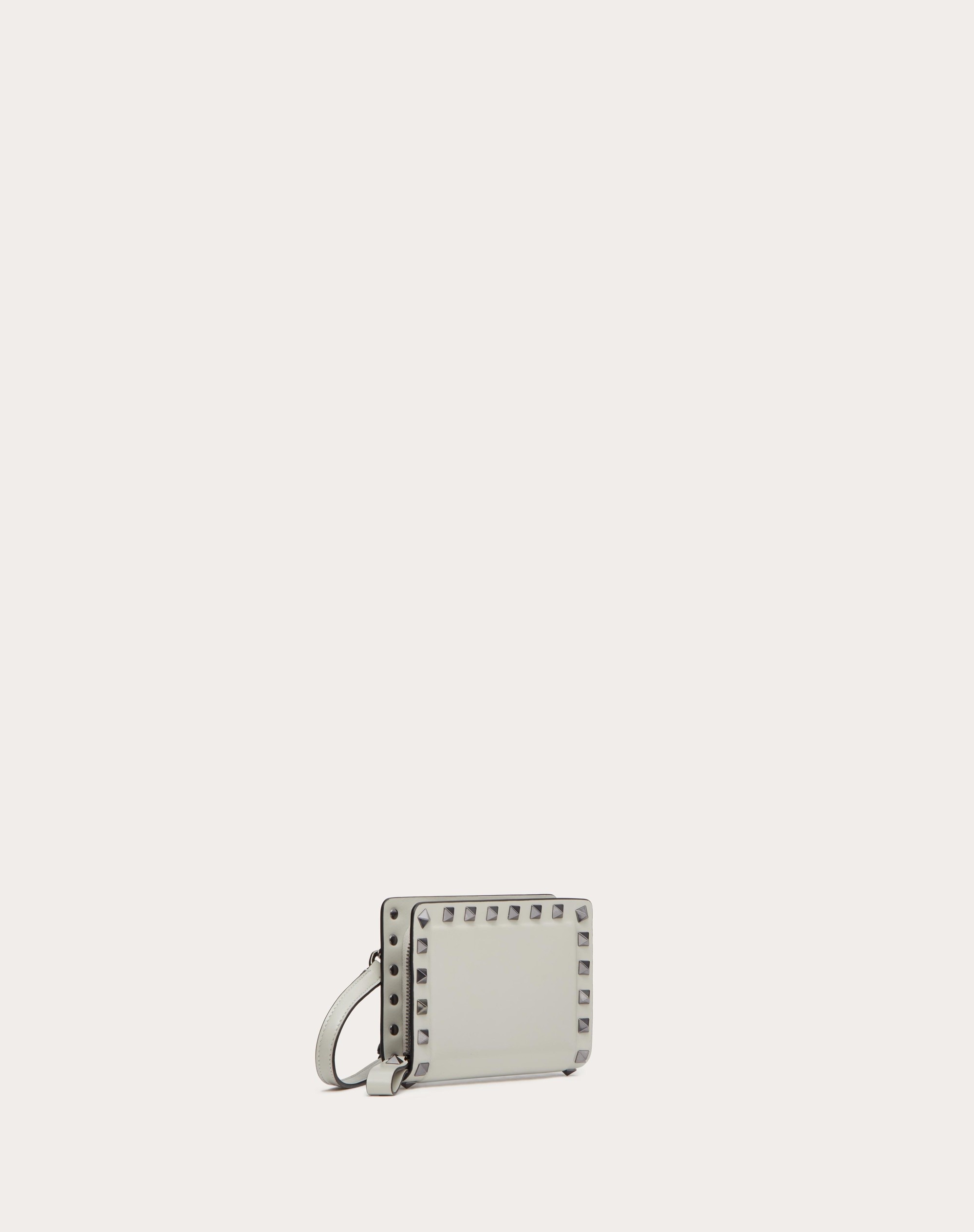 ROCKSTUD CALFSKIN NECK WALLET - 4