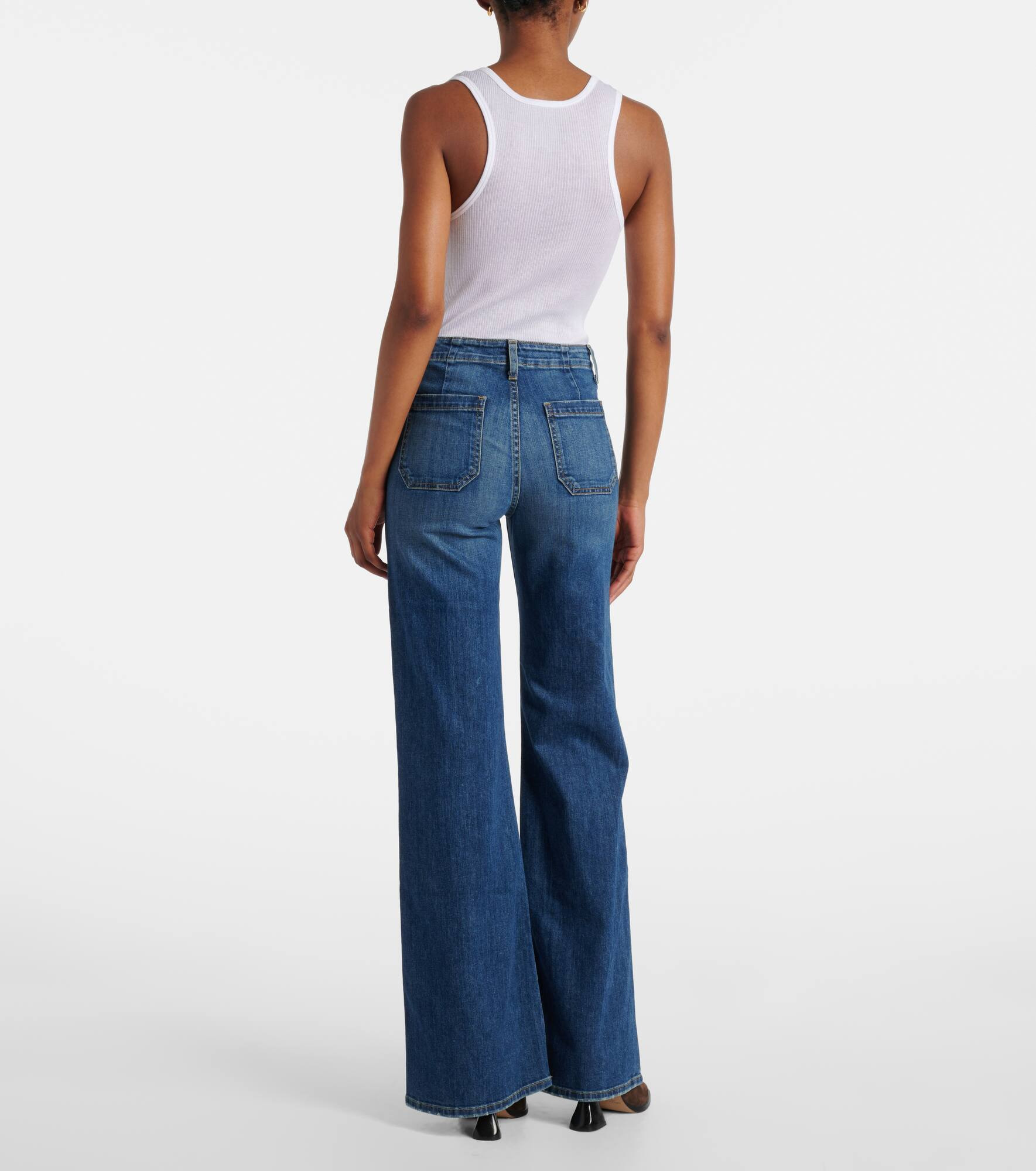 Florence mid-rise flared jeans - 3