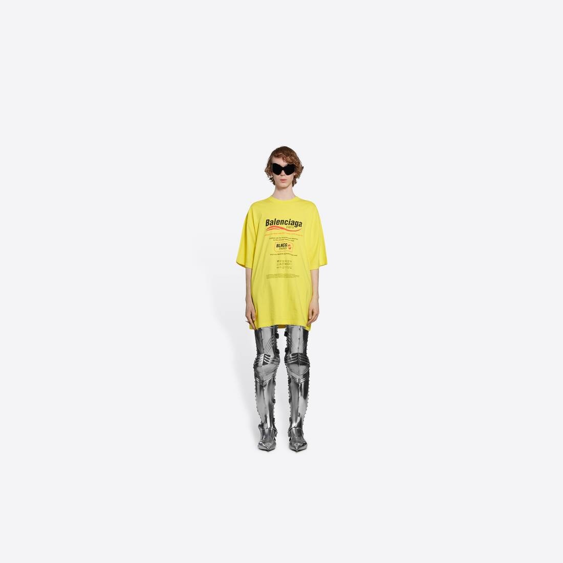 Dry Cleaning Boxy T-shirt  in Yellow - 6