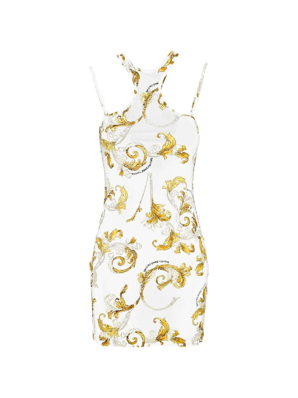 couture-print mini dress - 1