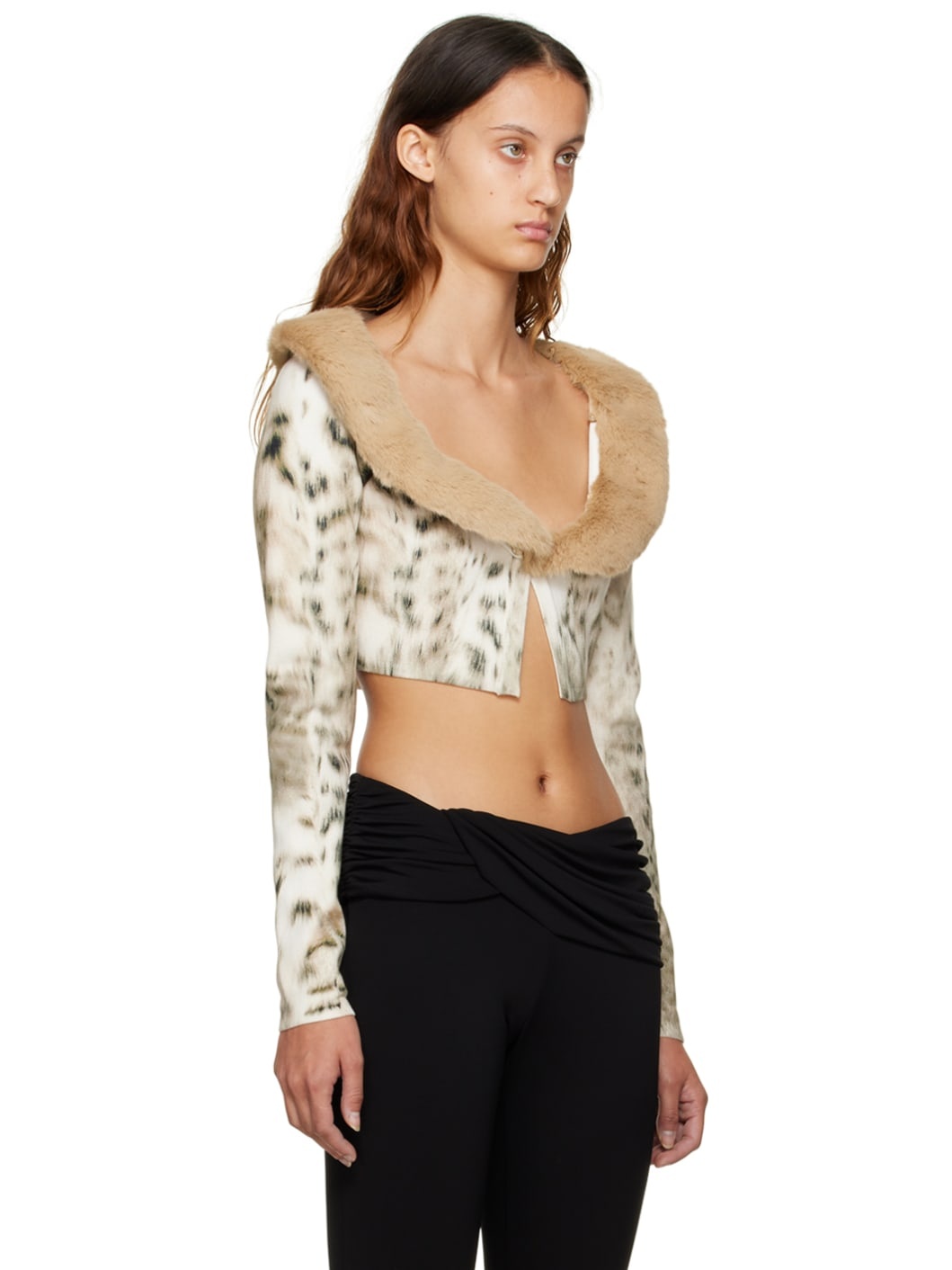 Off-White Animal Print Cardigan - 2