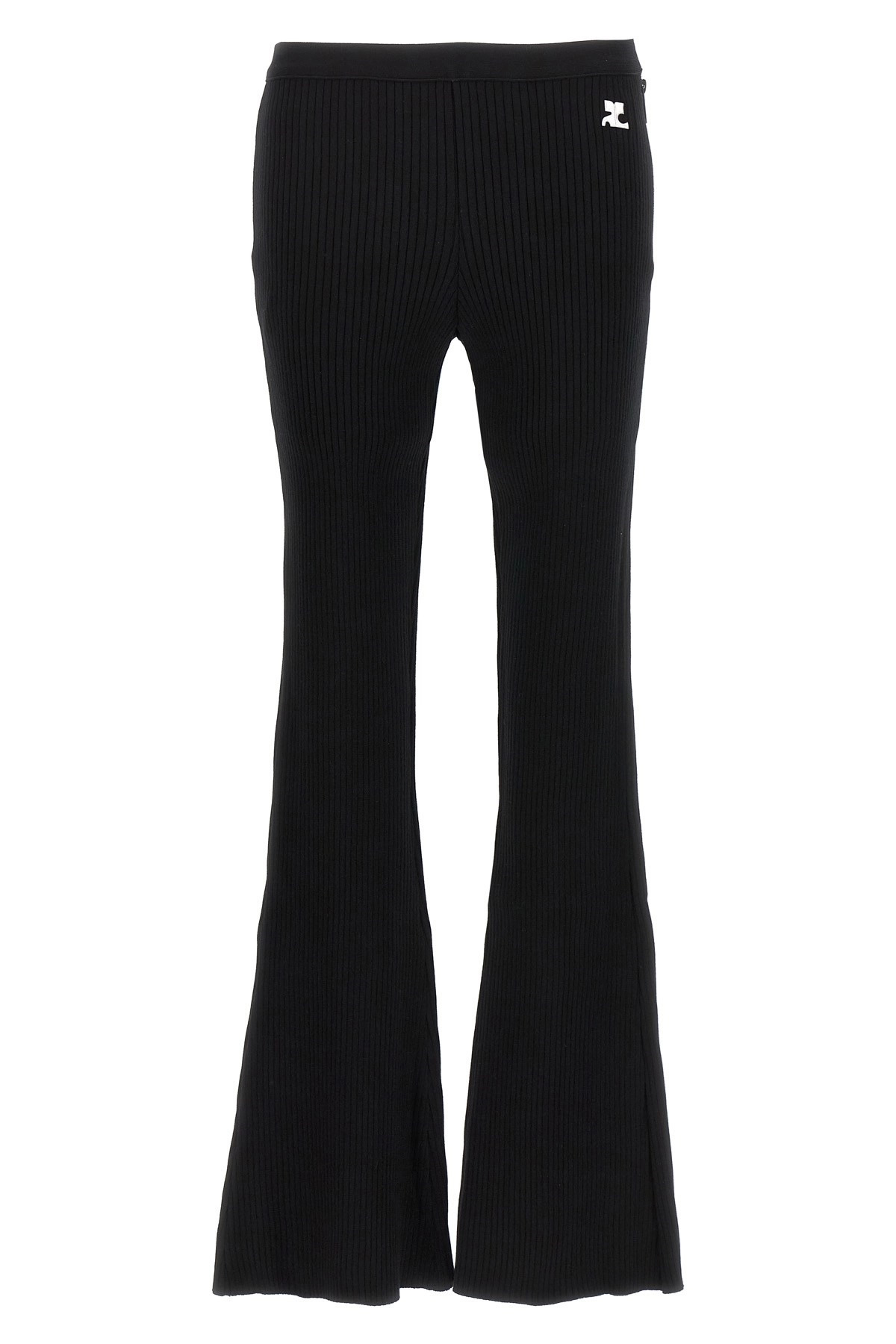 'Reedition rib knit' pants - 1