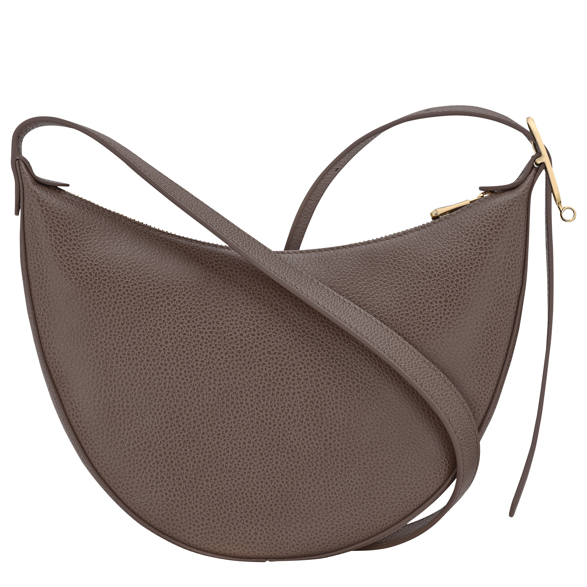 Le Foulonné S Crossbody bag Taupe - Leather - 3