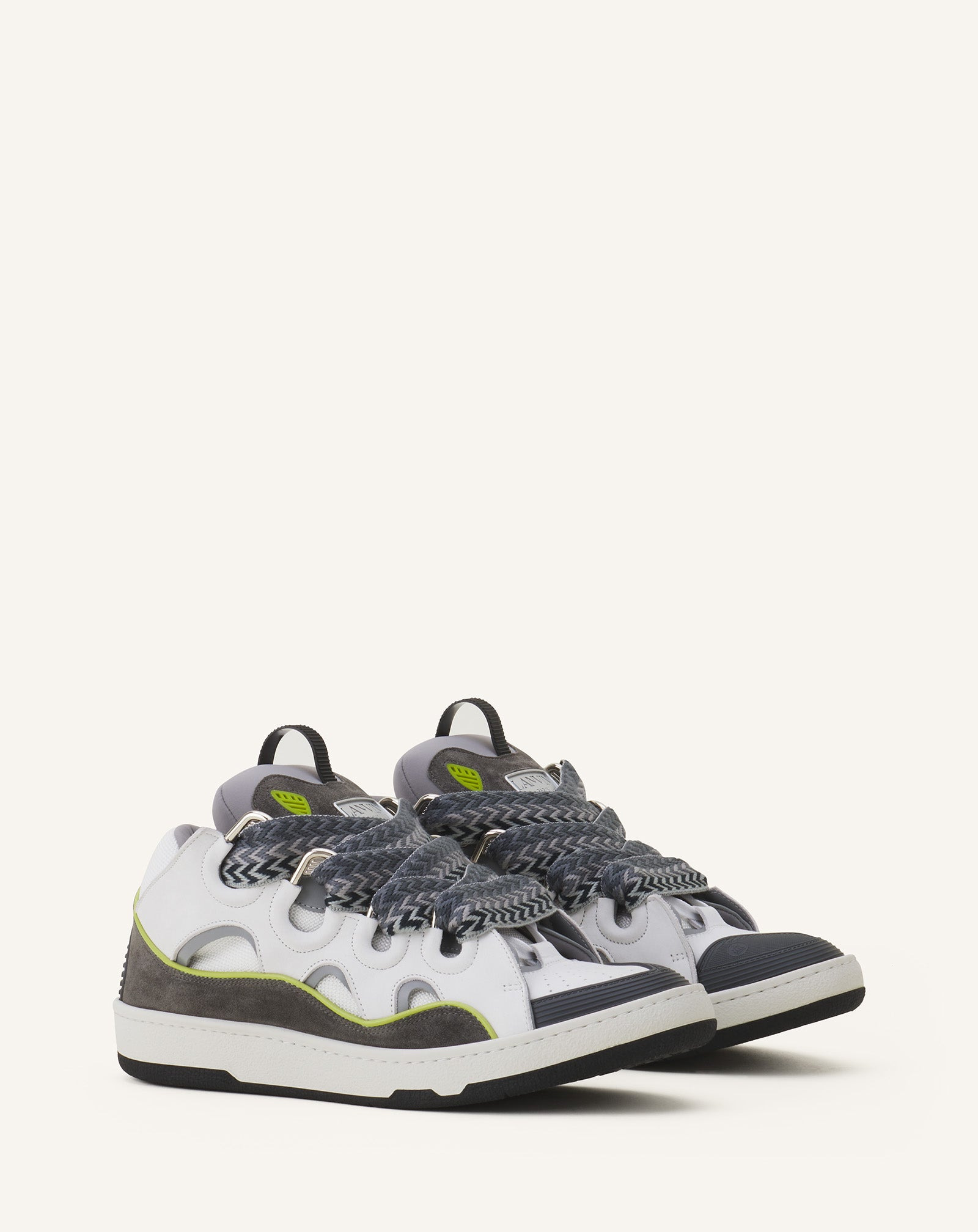 CURB LEATHER SNEAKERS - 2