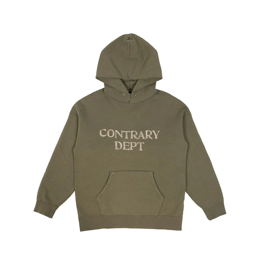 JUMBO HOODIE P.O. OLIVE - 1