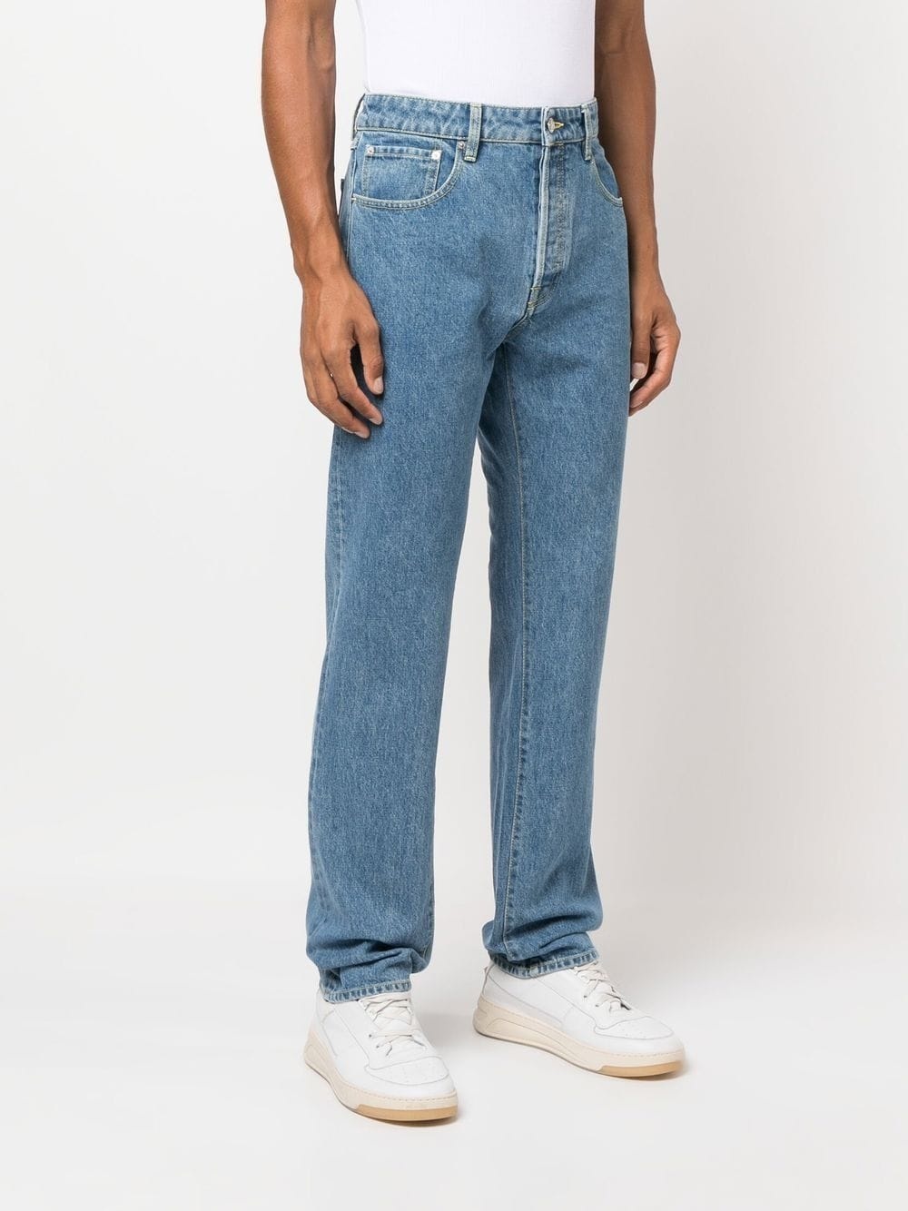 mid-rise straight-leg jeans - 3